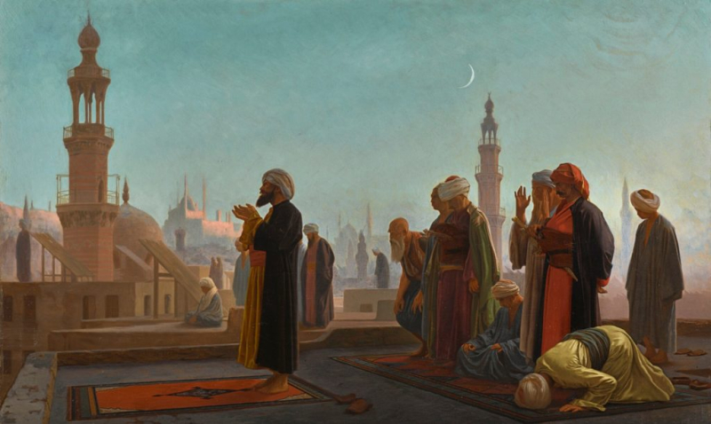 ژان-لئون ژروم، نماز عصر در قاهره، حدود ۱۸۲۴-۱۹۰۴